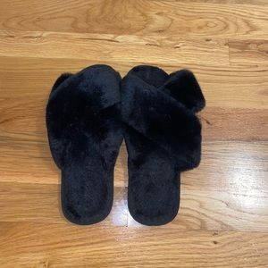 Black Slippers